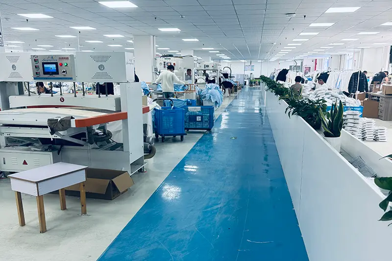 Shirtswise 9600 square meter shirt factory workshop