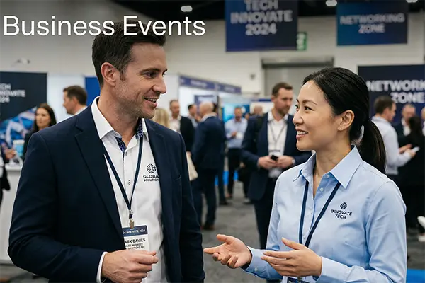 Custom business shirts for trade shows and business events