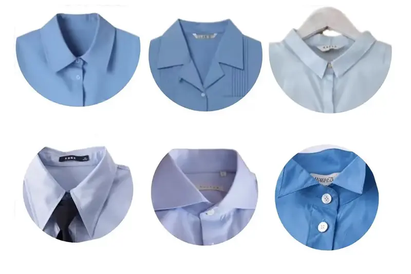 Custom corporate shirts collar cuff and fit options