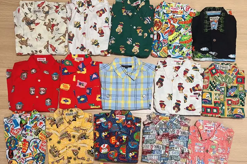 All-over printing for custom Hawaiian shirts