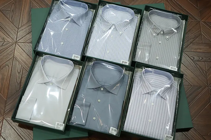 Packaging options for custom logo shirts