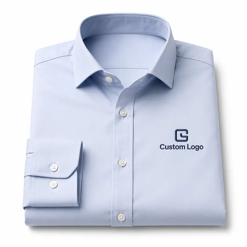 custom logo shirts with embroidery and branding