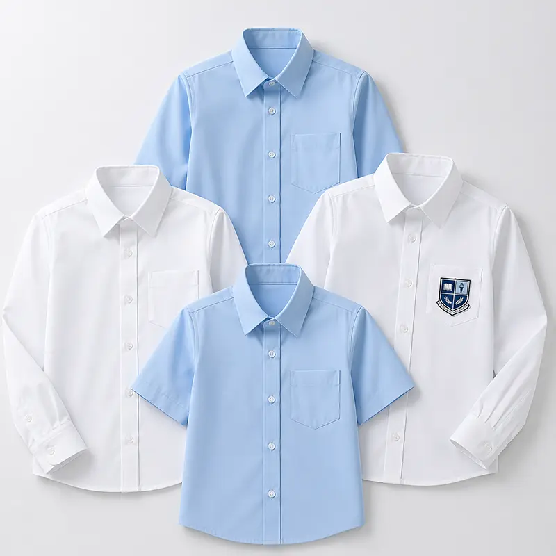 custom school uniform shirts for bulk orders