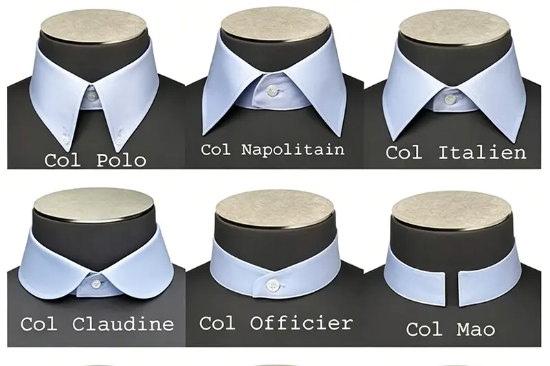 School uniform shirt collar options