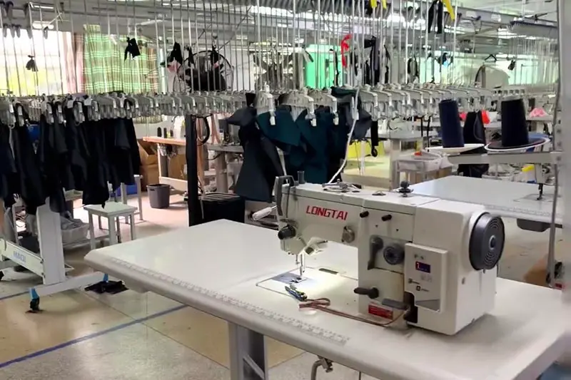 Work shirt factory production support