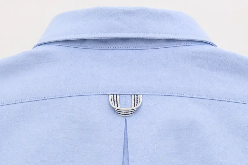 Back locker loop detail for custom shirts