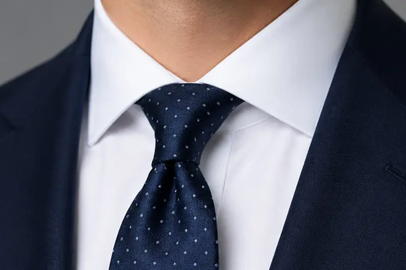 Windsor collar for custom shirts