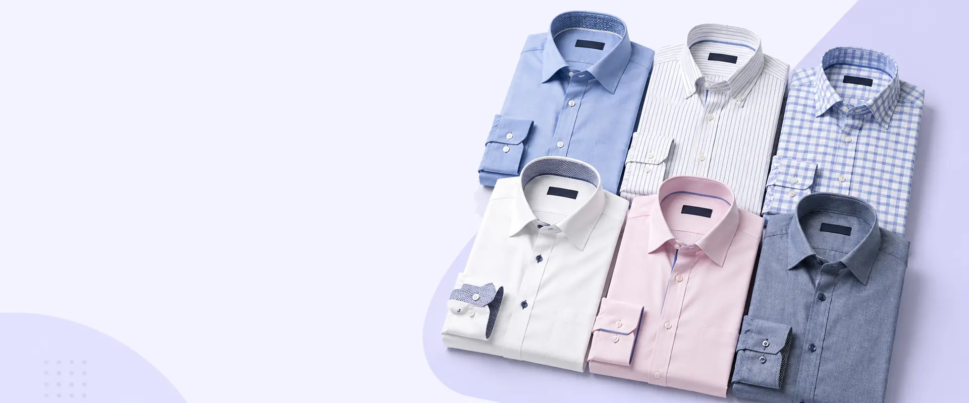 Custom shirt colors and patterns for B2B shirt orders