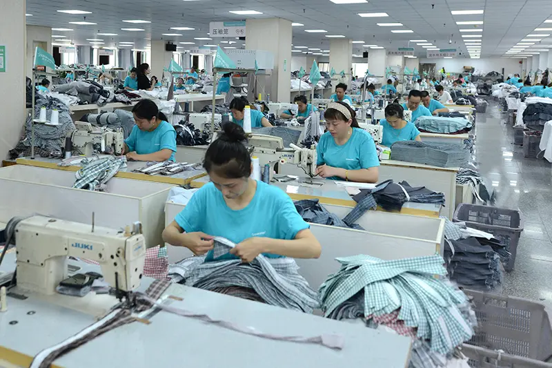 Factory support for custom shirt sampling and production