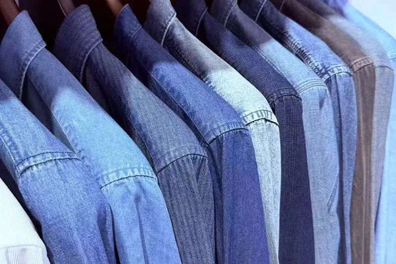 Denim fabric for custom work shirts and overshirts
