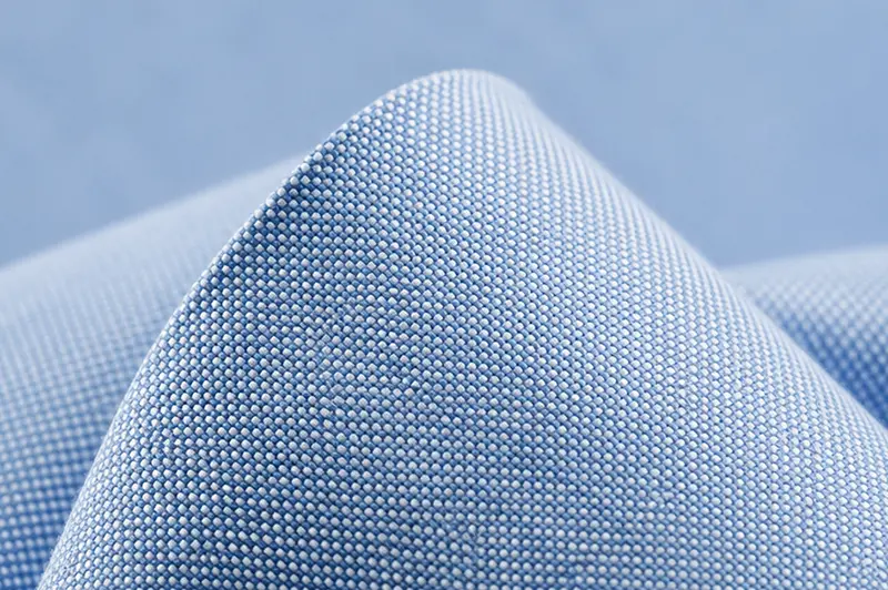 Oxford fabric texture for custom business shirts