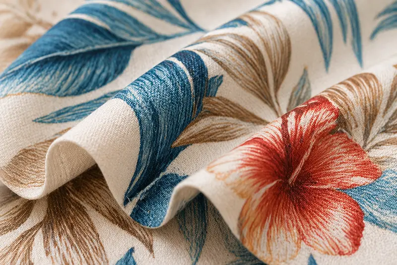 Rayon fabric for custom Hawaiian and resort shirts