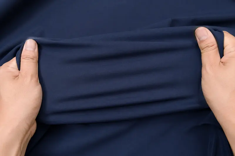 Spandex blend fabric for stretch custom shirts