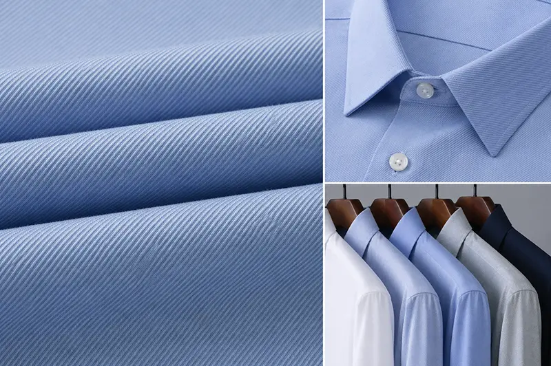 Twill fabric texture for custom uniform shirts
