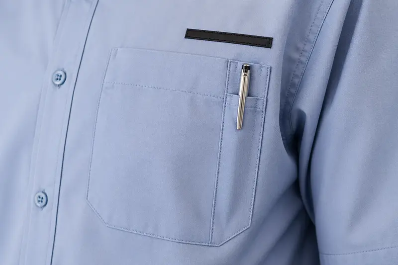 Pen slot option for custom shirt pockets