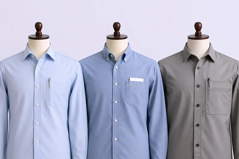 Pocket size for custom shirts