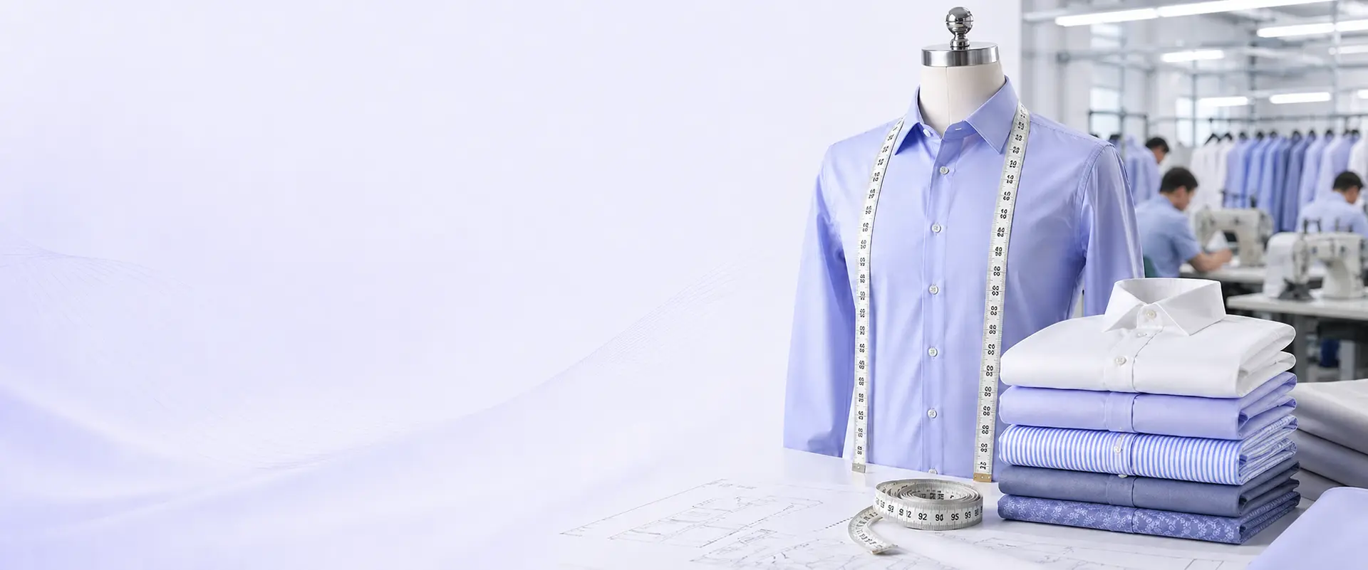 Custom shirt sizing options for bulk shirt orders