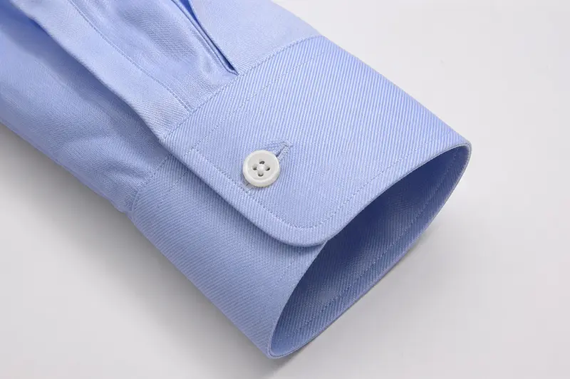 Rounded cuff for custom shirts