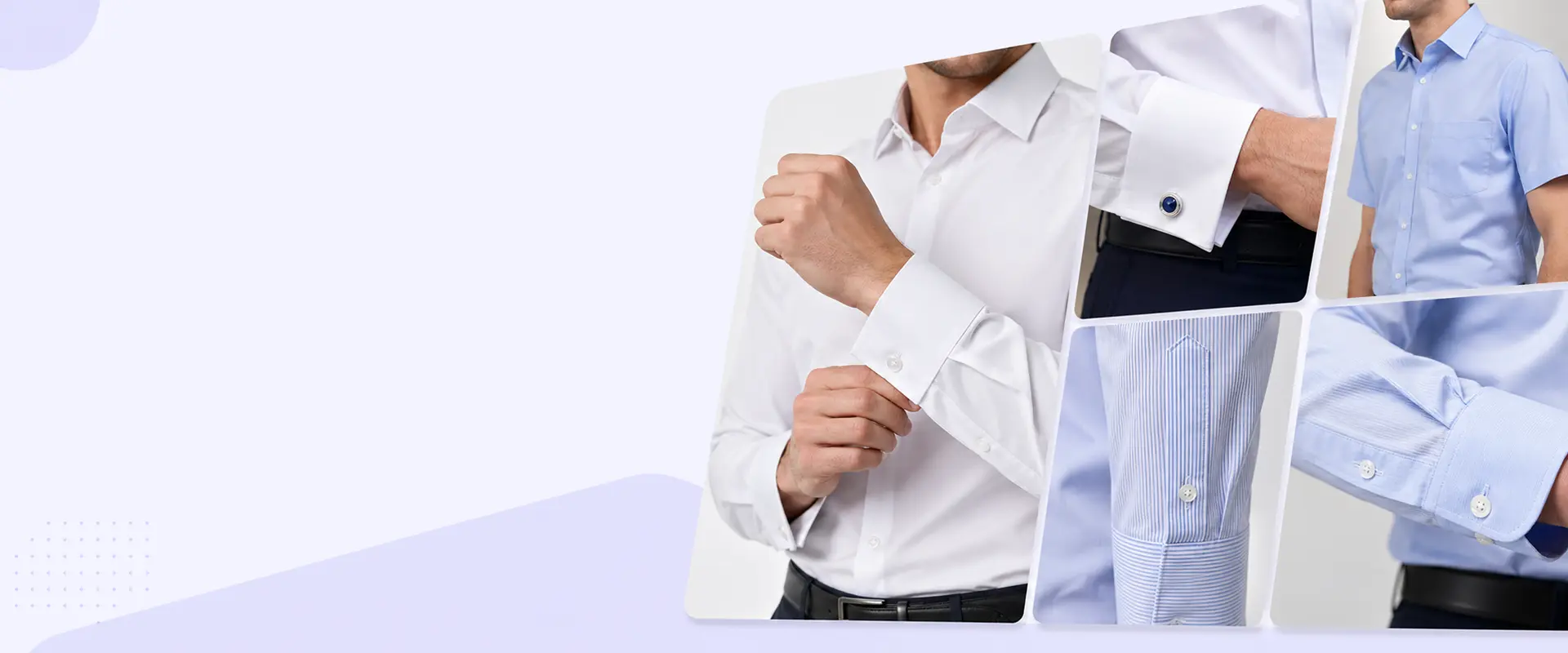 Custom shirt sleeve and cuff options