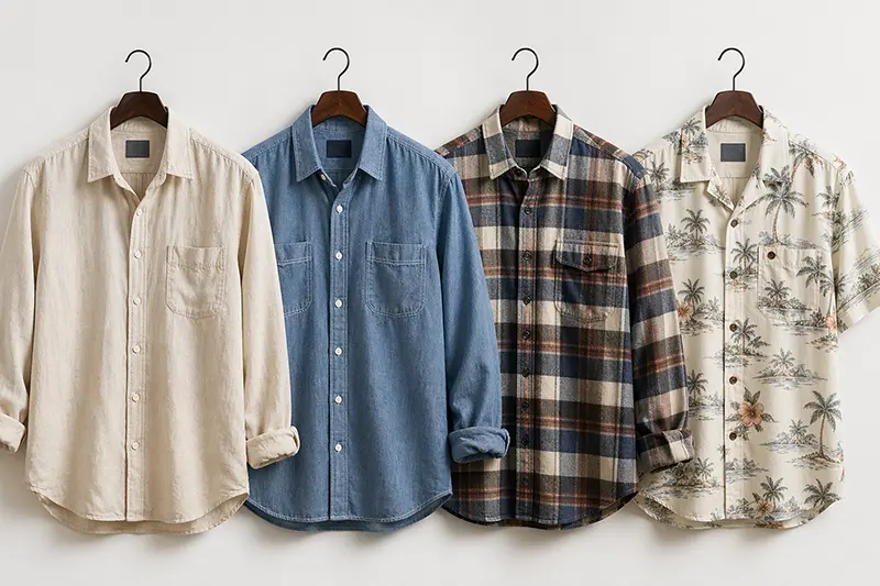 Custom casual shirts for brand and resort programs
