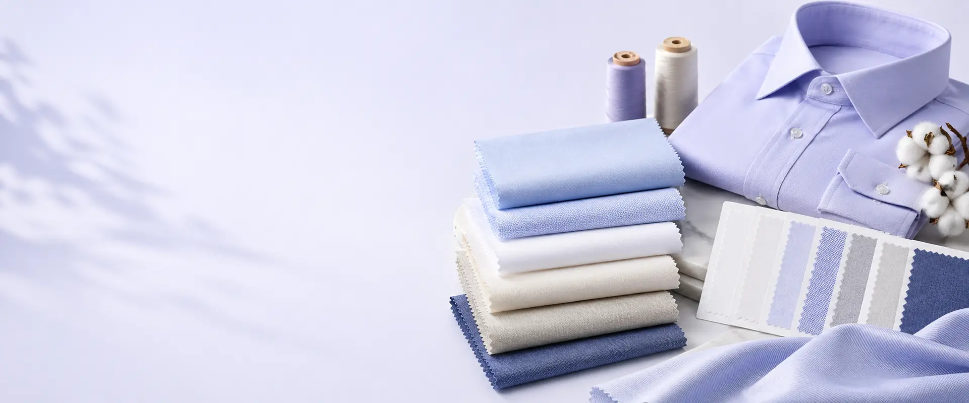 Shirt fabric options for custom shirt production