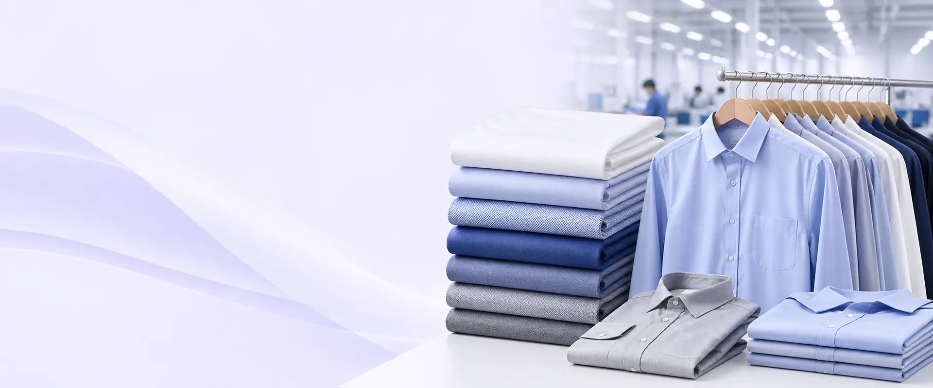 Cotton polyester blend fabric for custom shirts and uniforms