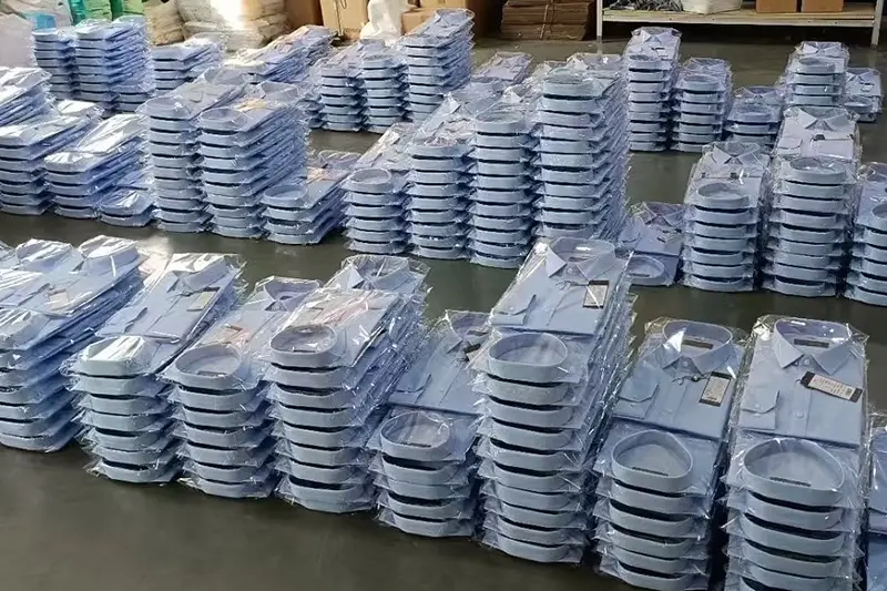 Custom shirt packing and carton marking for delivery