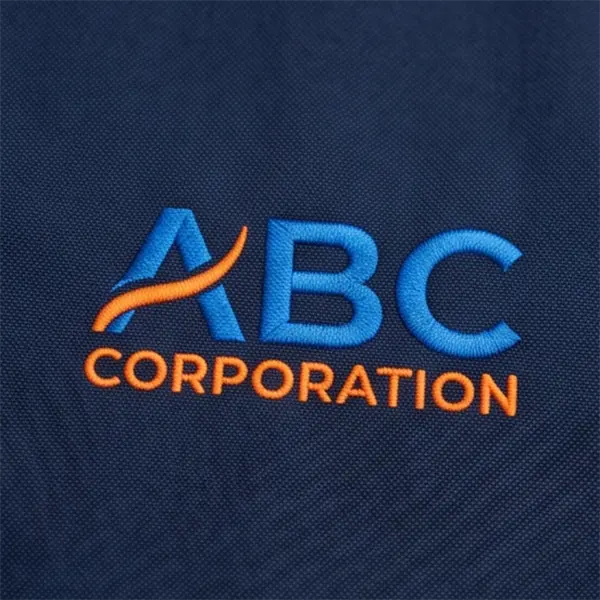 bulk custom corporate logo shirts ready for packing